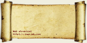 Sara Stojiljković vizit kartica